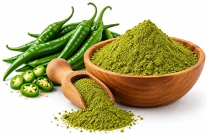 Dehydrated  Green Chilli 